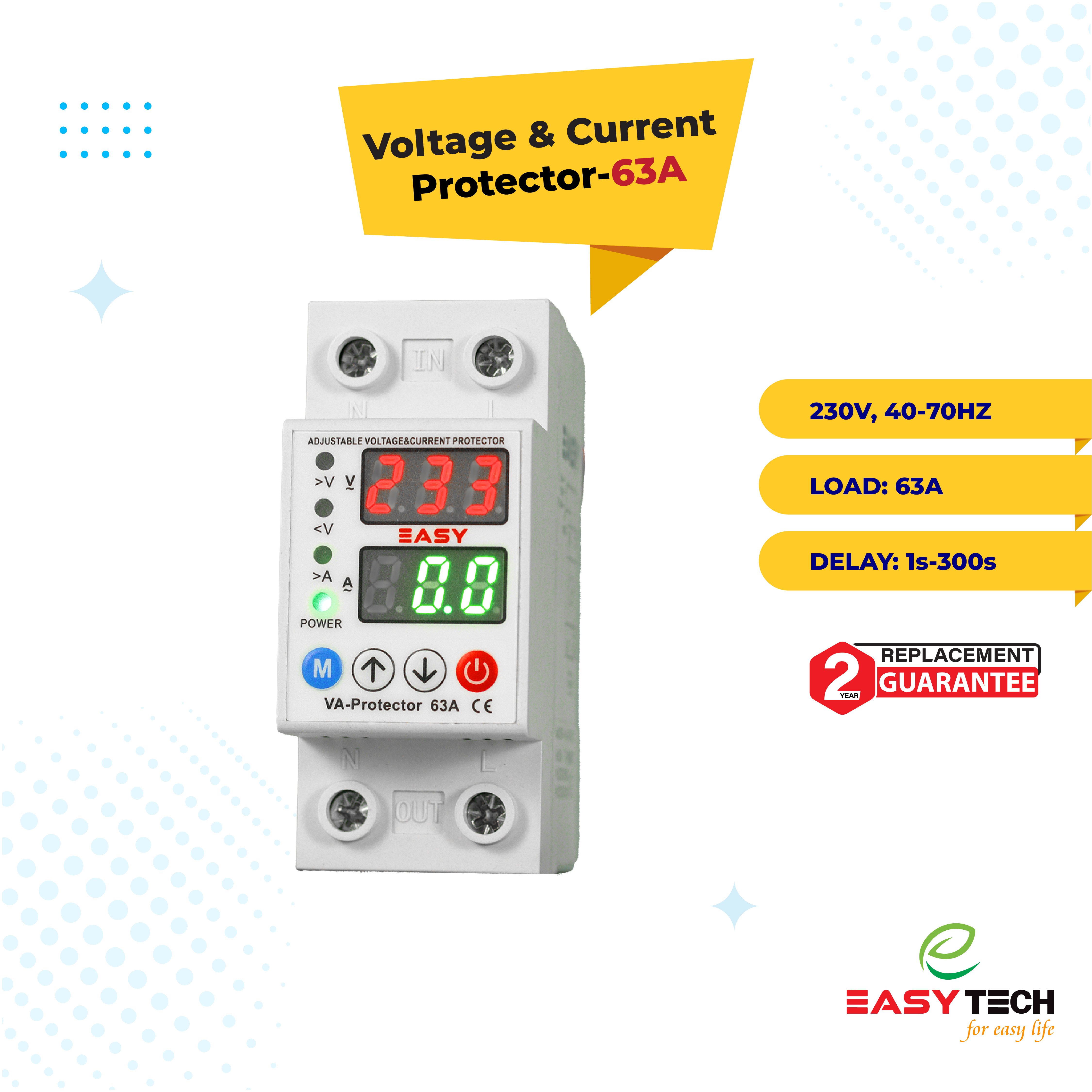 Voltage & Current Protector (ভোল্টেজ প্রটেক্টর)